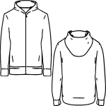 Bluza Rozpinana+ Kaptur