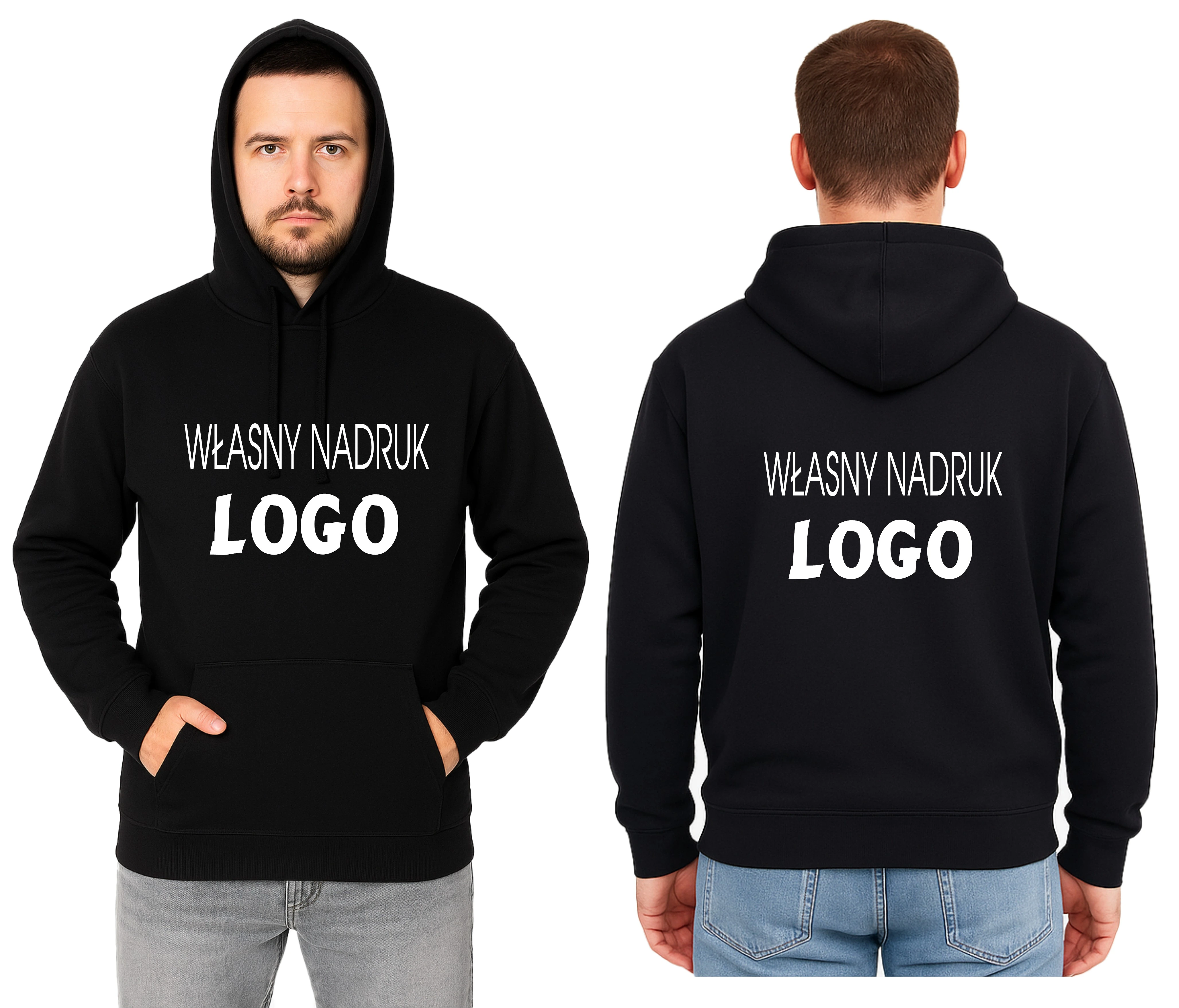 Bluza z własnym napisem logo grafika | Roana