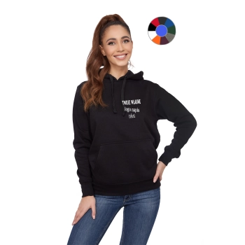 Bluza z własnym nadrukiem Logo Napis Małe logo na przodzie w jednym kolorze nadruku