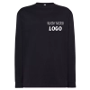 Koszulka z Własnym Nadrukiem   - Małe Logo - Długi Rękaw