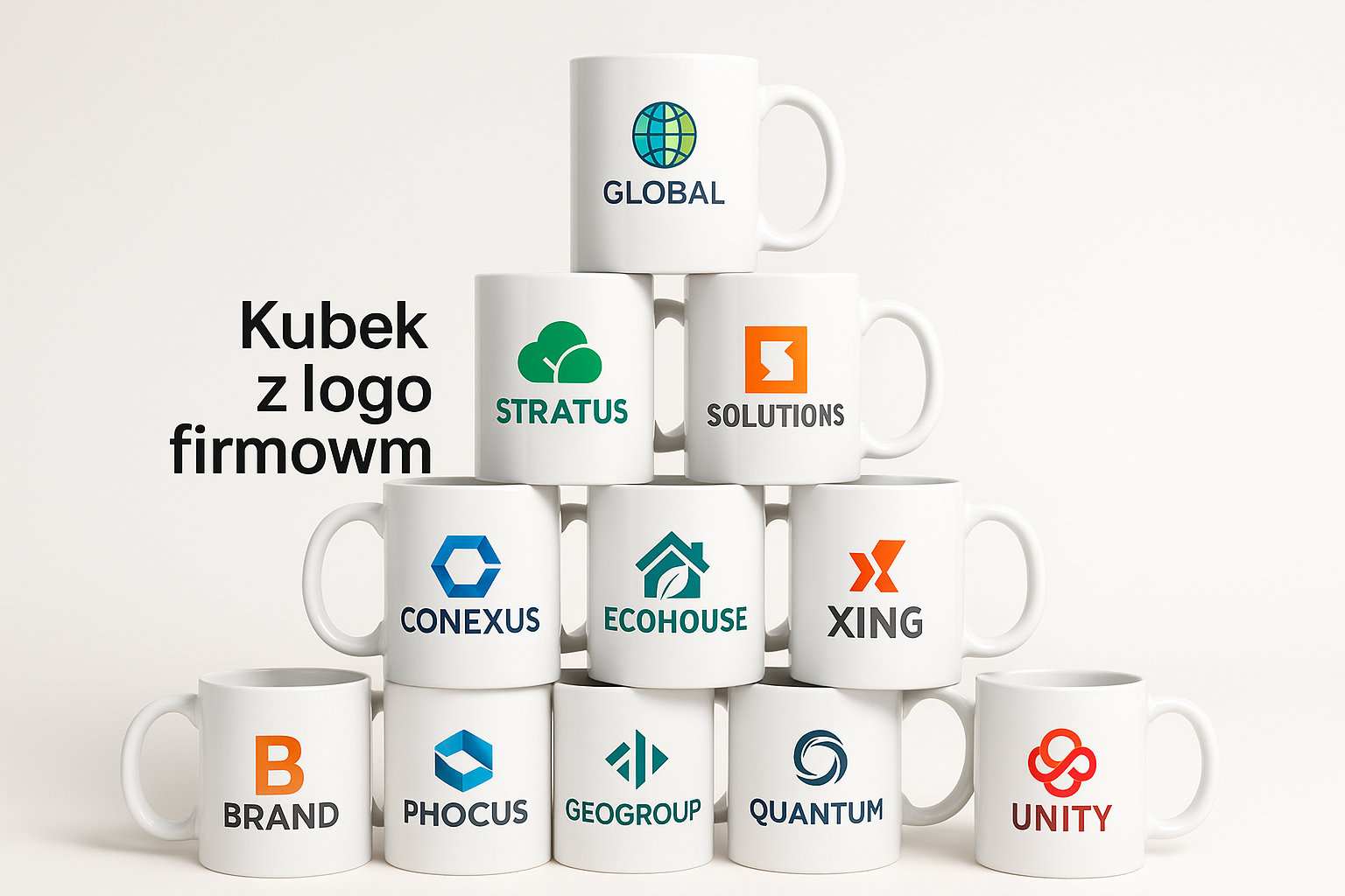 Kubek z własnym logo